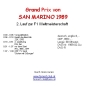 Preview: 1989 02 San Marino / Imola; ALLE 4 DVD !