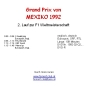 Preview: 1992 02 Qualifying Mexiko Mexiko City