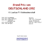 Preview: 1992 10 Qualifying Deutschland Hockenheim