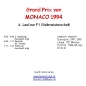 Preview: 1994 04 Qualifying Monaco Monte Carlo