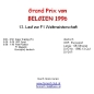 Preview: 1996 13 Qualifying Belgien Spa