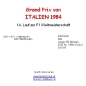 Preview: 1984 14 Qualifying (Fr. & Sa),... Italien Monza (= 3 DVD !)