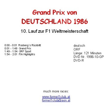 1986 10 Deutschland / Hockenheim