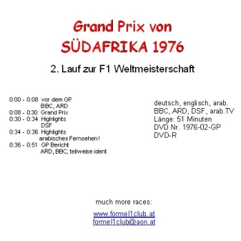 1976 02 Südafrika / Kyalami