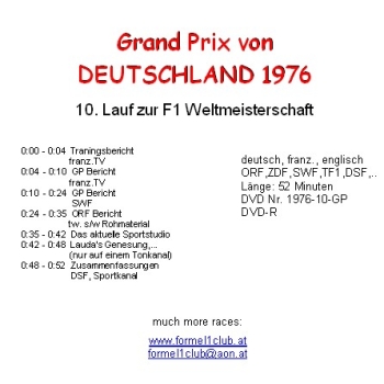 1976 10 Deutschland / Nürburgring