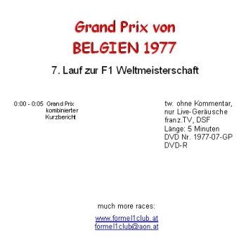 1977 07 Belgien / Zolder