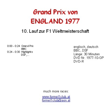 1977 10 England / Silverstone