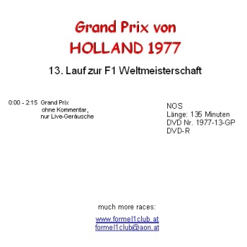 1977 13 Holland / Zandvoort