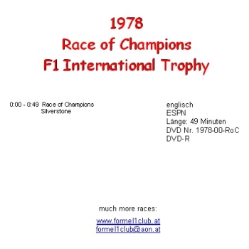 1978-00 F1 Internat. Trophy / Silverstone