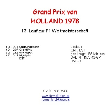 1978 13 Holland / Zandvoort