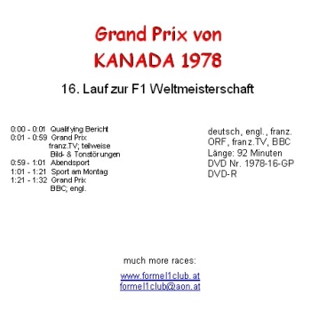 1978 16 Kanada / Montreal; kombinierte Version
