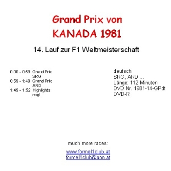 1981 14 Kanada / Montreal; deutsch