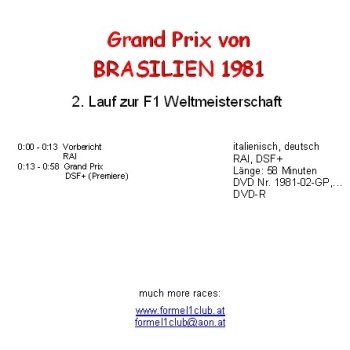 1981 02 Brasilien / Rio; Kurzversion, deutsch