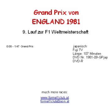 1981 09 England / Silverstone; japanisch !