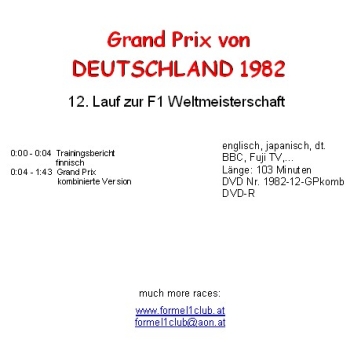 1982 12 Deutschland / Hockenheim; komb.Version