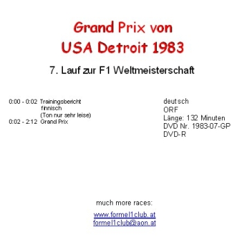 1983 07 USA Ost / Detroit