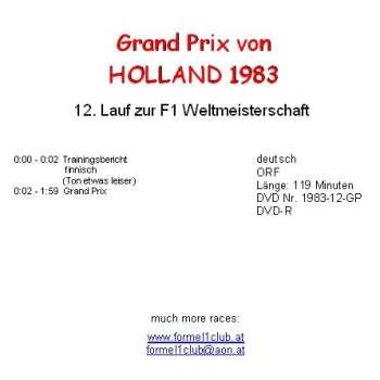 1983 12 Holland / Zandvoort