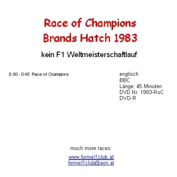 Preview: 1983 00 Race of Champion / Brands Hatch