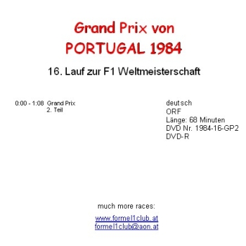 Preview: 1984 16 Portugal / Estoril