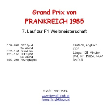 1985 07 Frankreich / LeCastellet