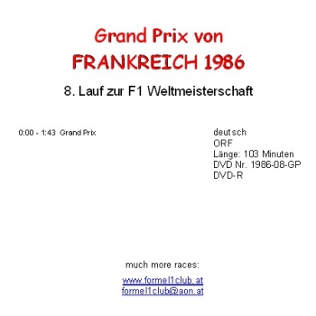 1986 08 Frankreich / LeCastellet; deutsch