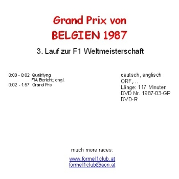 1987 03 Belgien / Spa