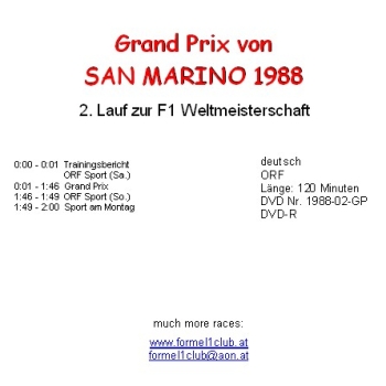 1988 02 San Marino / Imola