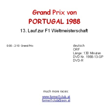 1988 13 Portugal / Estoril