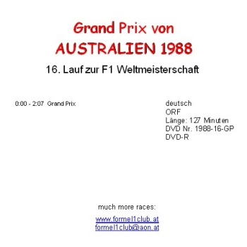 1988 16 Australien / Adelaide