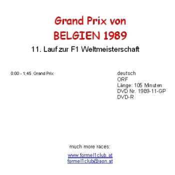 1989 11 Belgien / Spa