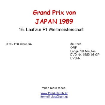 1989 15 Japan / Suzuka