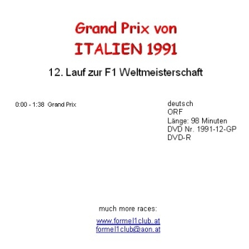 1991 12 Italien / Monza