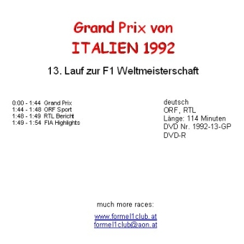 1992 13 Italien / Monza
