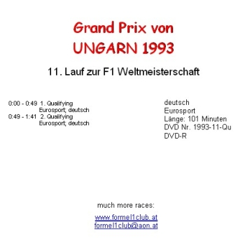 1993 11 Qualifying Ungarn Budapest