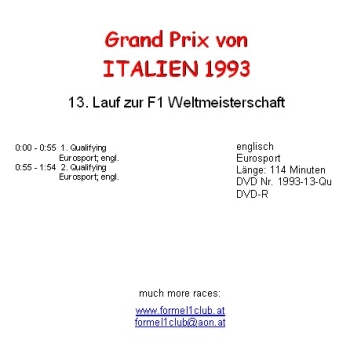 1993 13 Qualifying Italien Monza
