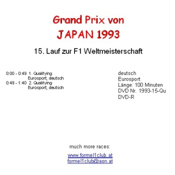 1993 15 Qualifying Japan Suzuka