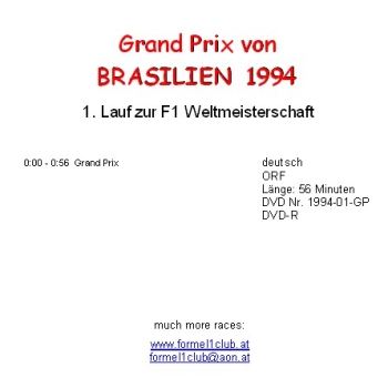 1994 01 Brasilien / Interlagos