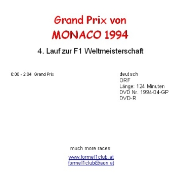 1994 04 Monaco / Monte Carlo