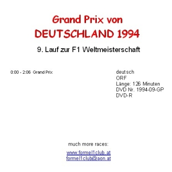 1994 09 Deutschland / Hockenheim