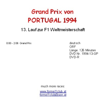 1994 13 Portugal / Estoril
