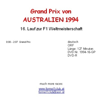 1994 16 Australien / Adelaide