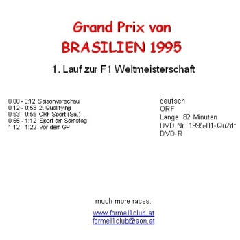 Preview: 1995 01 Qualifying,... Brasilien Spa