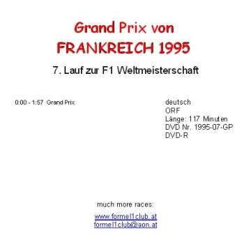1995 07 Frankreich / Magny  Cours