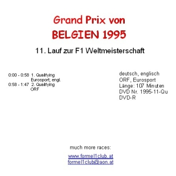 1995 11 Qualifying,... Belgien Spa
