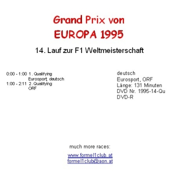 1995 14 Qualifying,... Europa Nürnberg