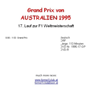 1995 17 Australien / Adelaide