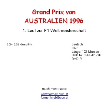 1996 01 Australien / Melbourne