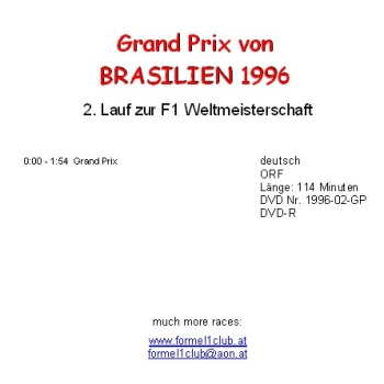 1996 02 Brasilien / Interlagos