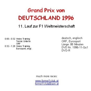 1996 11 Qualifying Deutschland Hockenheim