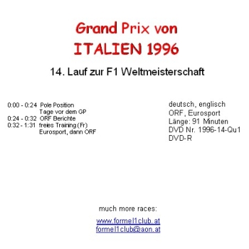 1996 14 Qualifying Italien Monza